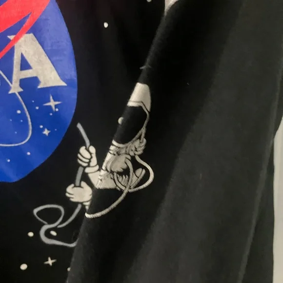 Eighty Eight urban wear brand long sleeve nasa graphic logo shirt size large - Picture 5 of 12